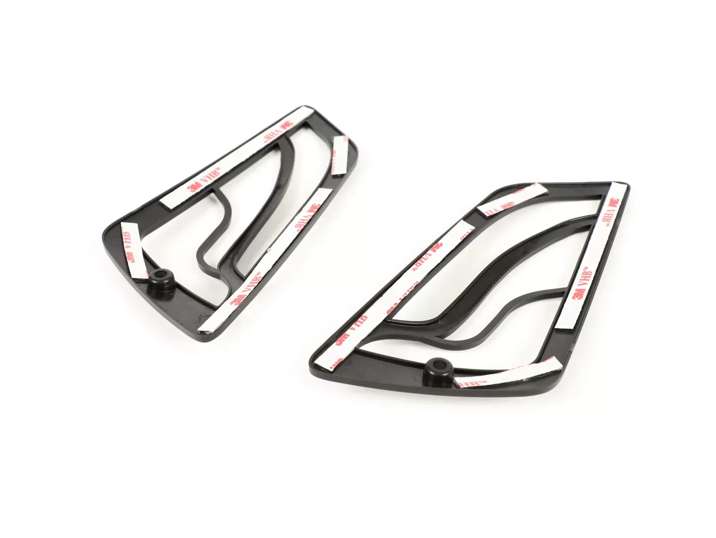 Paar Indicatorroosters MOTO NOSTRA Vespa GT GTL GTV GTS 125-300 Voorkant Mat Zwart
