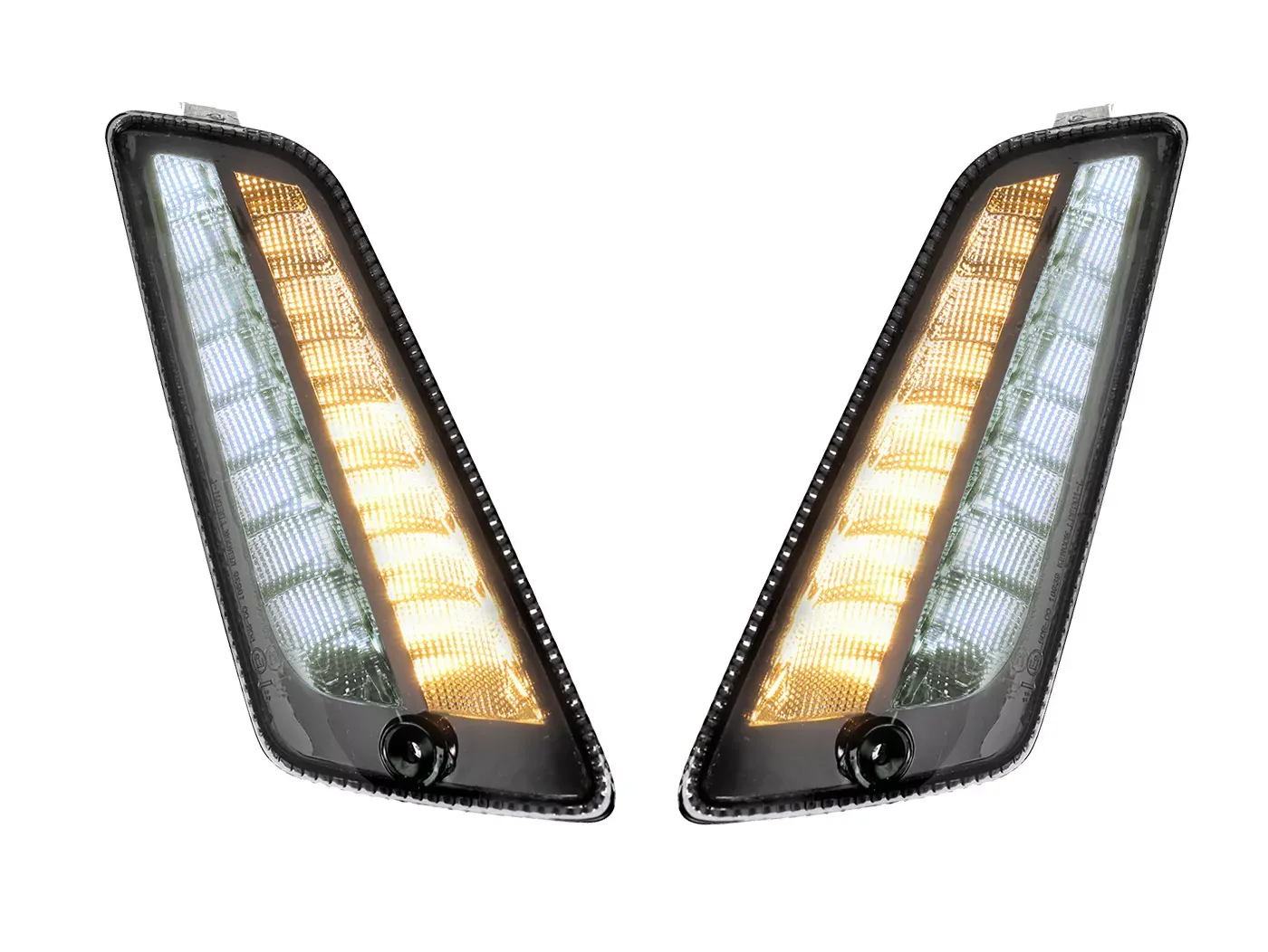 Paar Richtingaanwijzers Voor MOTO NOSTRA 2K22 (2014-) Dynamisch LED Sequentieel Licht Dagrijlicht