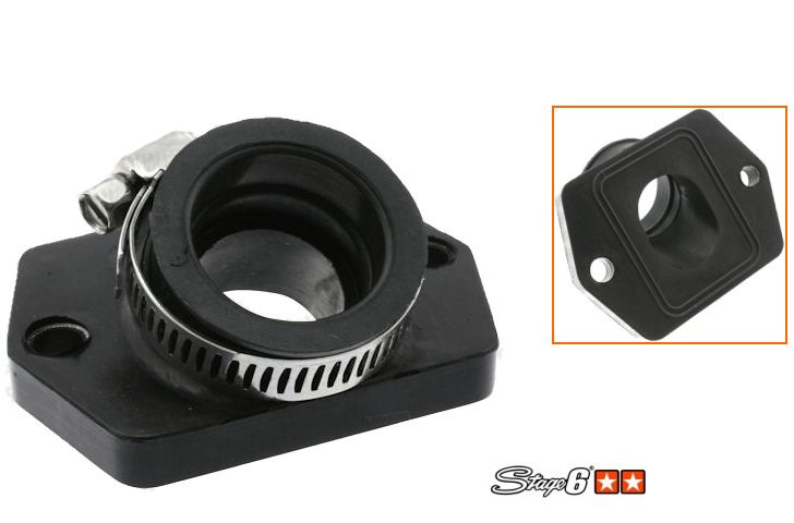 Spruitstuk 24,5 mm Stage 6 recht - Piaggio