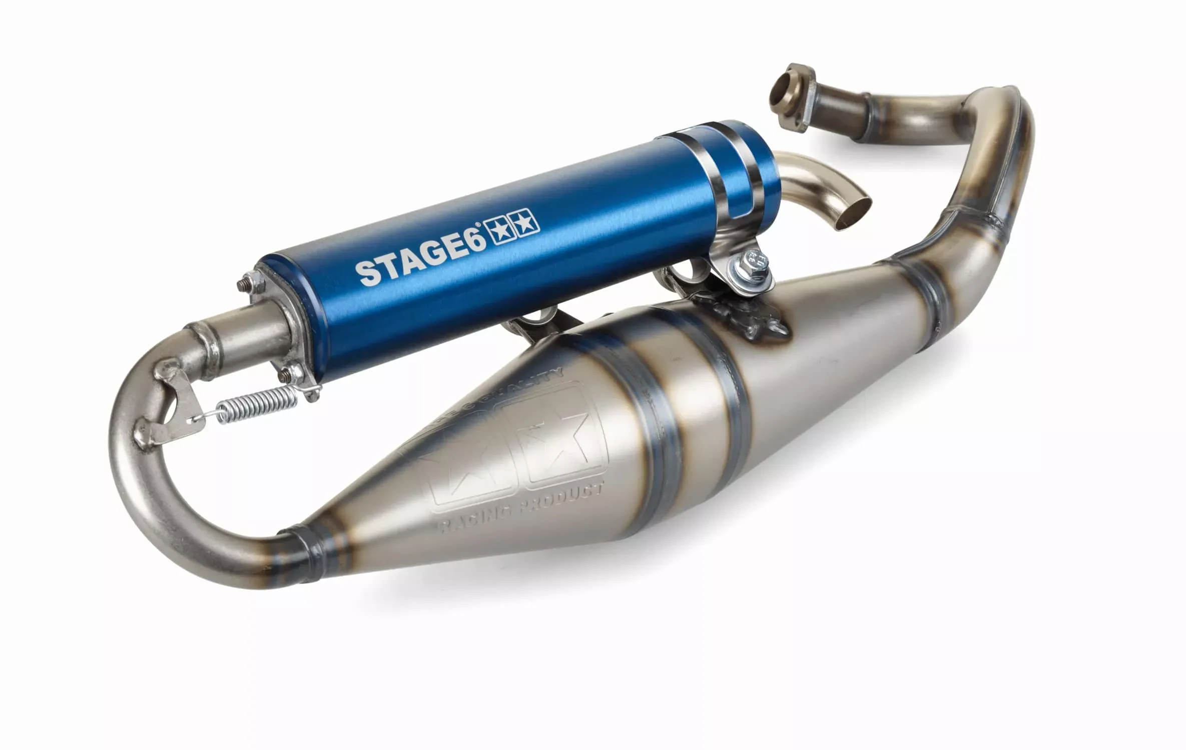 Uitlaat - Stage 6 - PRO Replica MK2 - Gilera / Piaggio - Blauw