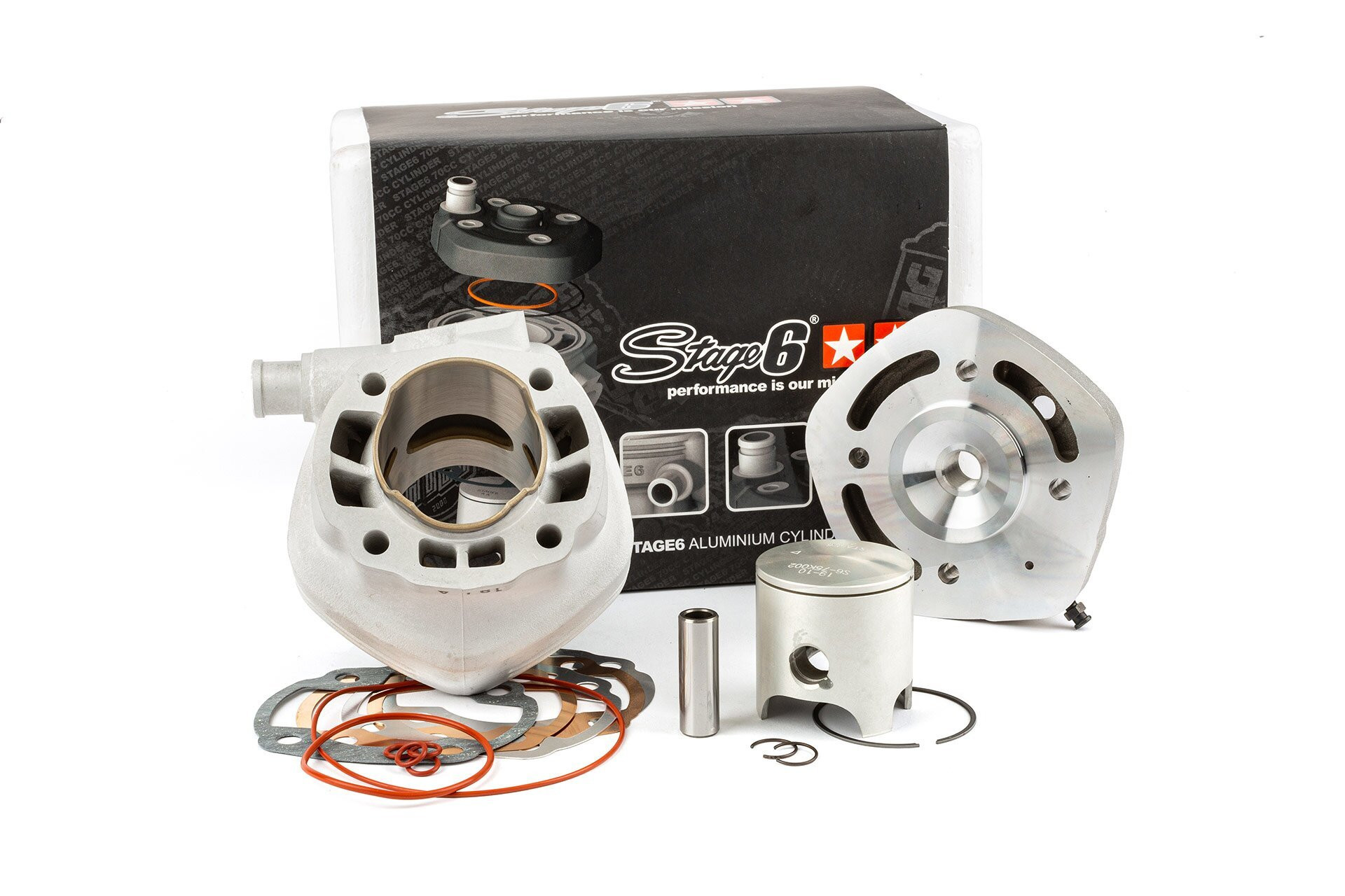 Cilinderkit Stage 6 Sport Pro MK2 70 cc - Minarelli Hor. - Pen 12