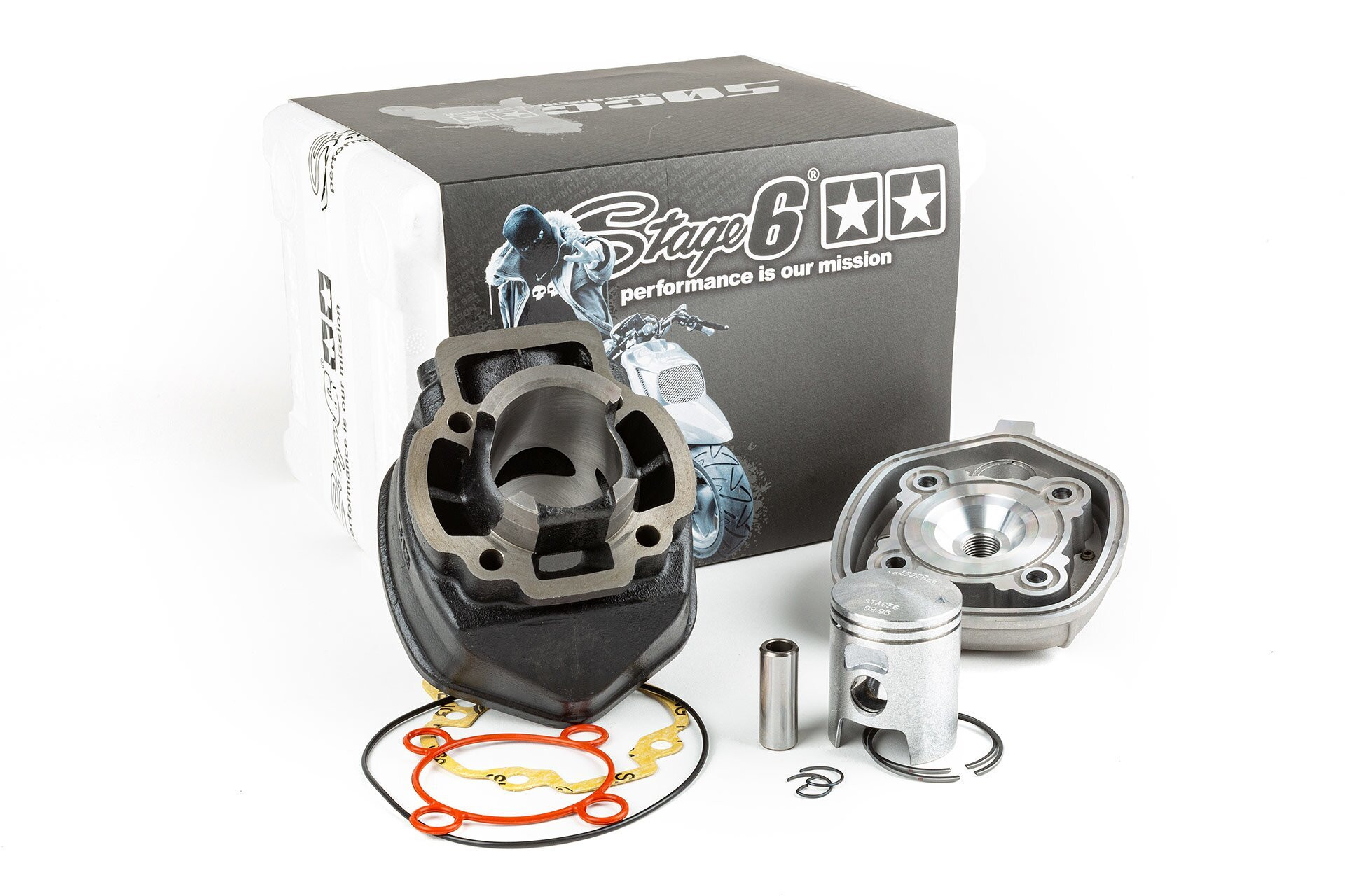 Cilinderkit Stage 6 streetrace 50 cc - Gilera / Piaggio LC