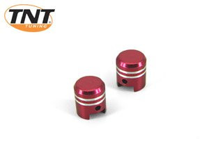 Ventieldopset Zuigermodel Rood/Alu Tnt