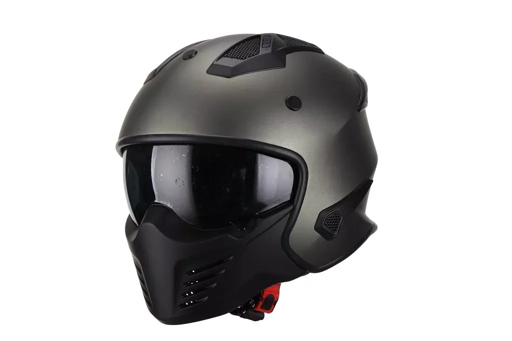 Vito Bruzano Mat Titanium (met gratis helmmuts)