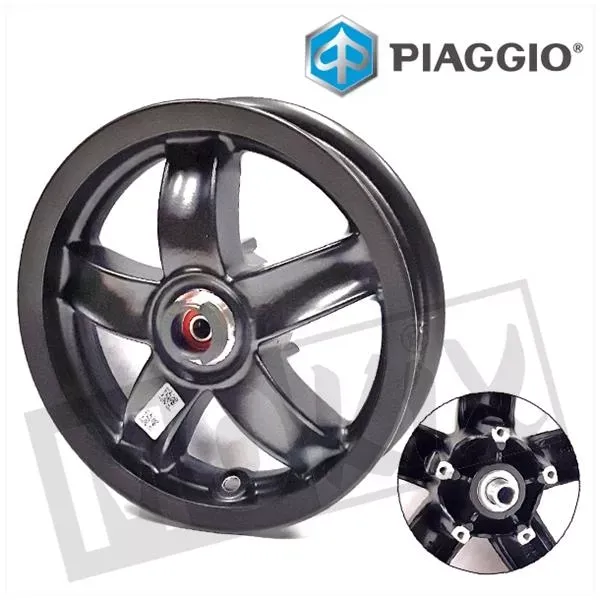 Voorwiel Piaggio Zip 2000 (zwart)
