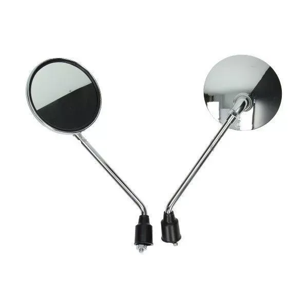 Spiegelset LX look-a-like / VX50 / Btc Riva chroom links + rechts