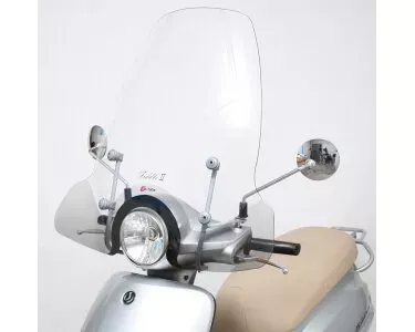Windscherm Sym Fiddle II - Faco - Hoog (Transparant)
