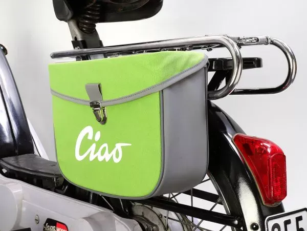 Zadeltas Moto Nostra Ciao Groen Grijs