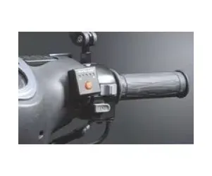 Verwarmde Handgreep Koso 1" + 1 1/8" L=130mm Zwart Met Externe Schakelaar