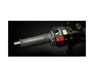 Verwarmde Handgreep Koso 1" + 1 1/8" L=130mm Zwart M. Geintegreerde Schakelaar