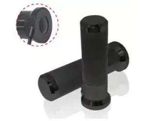 Verwarmde Handgreep Koso Titan 7/8" + 1" L=120mm Zwart Met Externe Schakelaar