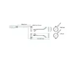 Verwarmde Handgreep 5v / 10w Koso W. USB-Aansluiting Voor Fiets