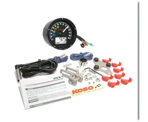 Snelheidsmeter Koso D75 Zwart Max. 140KM/U OF MPH