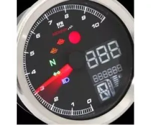 Snelheidsmeter / Tachometer Koso TNT-04 Zwart Max. 10000 RPM / 360 Km/h