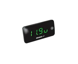 Voltmeter / Thermometer Slim NG Green