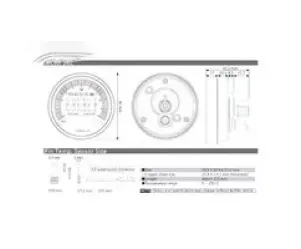 Snelheidsmeter Koso DL-04 Zwart BMW R Ninet 2014 - 2016