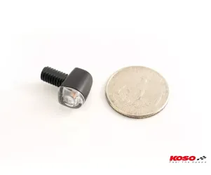 Indicatoren Led Met  Achterlicht Koso Nano Zwart CE-Markering