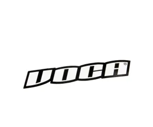 Sticker Voca Zwart Wit 120x25mm