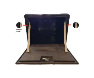 Bezorgkoffer zwart 90 liter dubbel geisoleerd