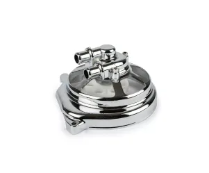 STR8 Waterpomp Deksel Extreme Cut Minarelli LC Chroom