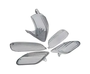 Knipperlicht Set STR8 (4) + Achterlicht Aprlia SR 50 Fabriek Zwart