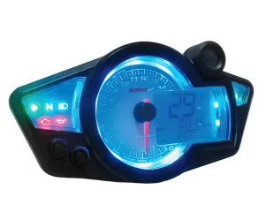 Snelheidsmeter / TAachometer Koso Digital  RX1N GP Stijl