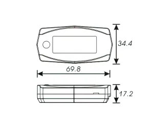 RPM En Uurmeter Koso Mini 4