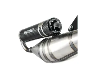 Voca Racing Uitlaat Sabotage V2 50/70 Piaggio NRG / Typhoon  Carbon Look Geluiddemper