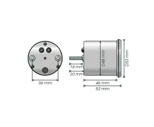 Thermometer Koso Analog GP