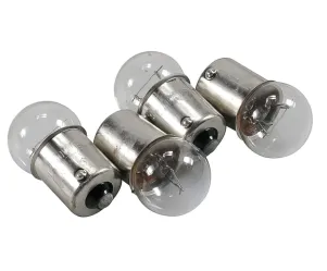 Indicatorlampen Set 4X 12V 10W (BA15S), WIT CE-Markering