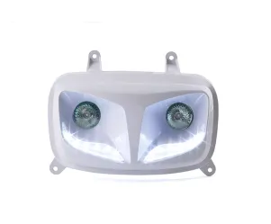 Koplampmasker Ooglight Yamaha BW'S / Booster NA 2004 Wit