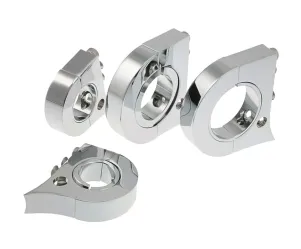 Stuurbeugel Voor  Chroom Behuizing Koso, Voor 1-1/4" Stuur