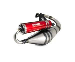 Voca Racing Uitlaat Sabotage V2 50/70 Yamaha BW'S / Slider Rode Geluiddemper