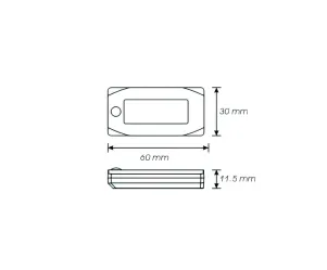 Thermometer Koso Mini 3 Stijl
