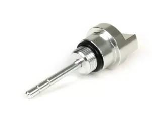 olievuldop met peilstok  BGM pro, motorolie  piaggio leader/quasar   vespa et4, lx, lxv, s, gt, gts, gtv, gtl 125 300cc   geanodiseerd zilver