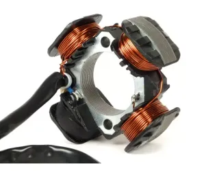 ontsteking  oem kwaliteit stator  morini 50cc (type ah)   4 draden (ø 79,3mm)   vervanging voor vespatronic, varitronic, pinasco flytech, polini idm, malossi vespower, parmakit   suzuki address50, ap50 malaguti crosser50, italjet formula50, torpedo50 , ve
