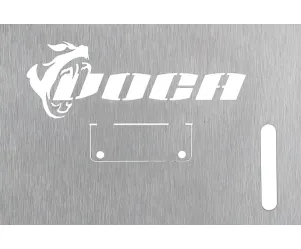 Racing Onderzitting Voca Racing Zonder Achterlicht Omzetting  Frame Derbi Senda  DRD Pro