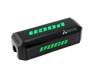 Stuurplaat Voca (Zonder Brace) d.28.6 Zwart / Groen