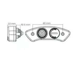 Snelheidsmeter Koso DB EX-02