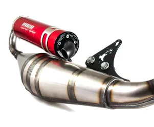 Voca Racing Uitlaat Sabotage V2 50/70 Yamaha BW'S / Slider Rode Geluiddemper