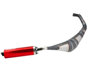 Voca Warrior Uitlaat 50-70CC Rode Geluiddemper Derbi Senda
