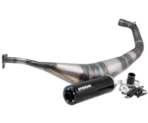 Uitlaat Voca Warrior 50-70CC Zwarte Geluiddemper Yamaha DT / X-Limit