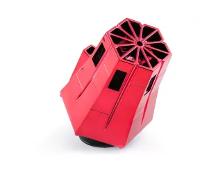STR8 Luchtfilter D.28-35 Evo 30° Hoek Rood / Zwart Schuim