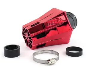 STR8 Luchtfilter D.28-35 Evo 30° Hoek Rood / Zwart Schuim