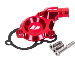 Waterpomp Deksel Voca CNC Rood Derbi Euro 3