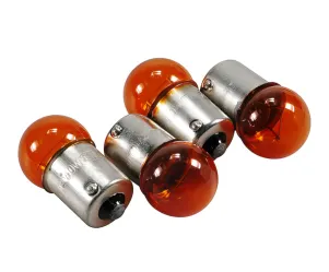Knipperlicht lampje BA15S 12V - 10W Oranje (4 stuks)