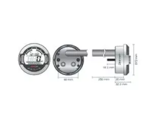 Snelheidsmeter Koso DL-03SR GP Style Street-Legal