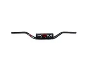 Stuur MX 28mm Met Pad KRM Zwart / Rood
