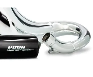 Uitlaat Voca Cross Verchroomd 50 / 70CC CE Zwart Sherco SM / SE 50CC