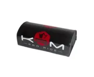 Stuur MX 28mm Met Pad KRM Zwart / Rood